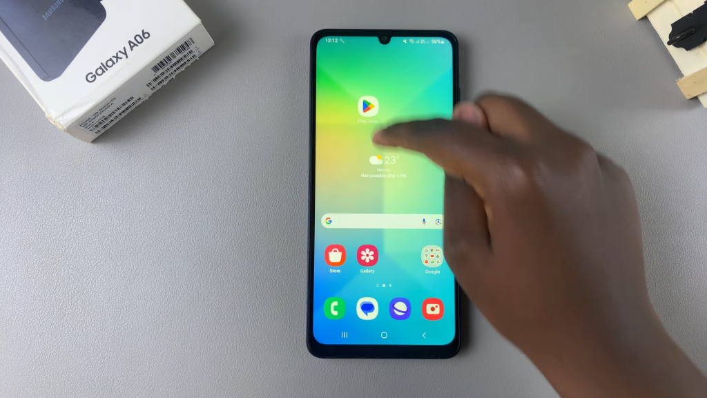 Unlock Home Screen Layout On Samsung Galaxy A06