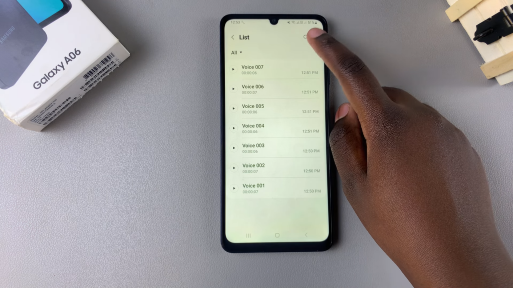 Permanently Delete Voice Recordings On Samsung Galaxy A06