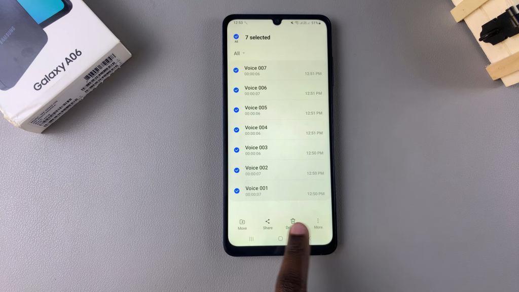 Permanently Delete Voice Recordings On Samsung Galaxy A06