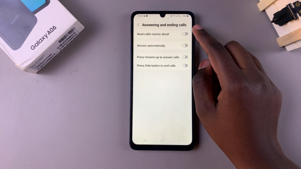 Enable Caller Name Announcer On Samsung Galaxy A06