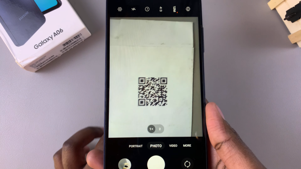 Scan QR Code On Samsung Galaxy A06