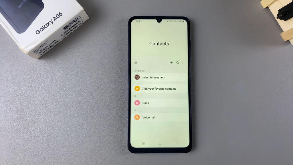  Add Contact Photo On Samsung Galaxy A06