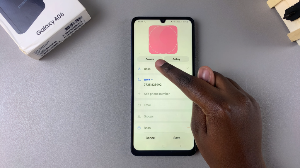  Add Contact Photo On Samsung Galaxy A06