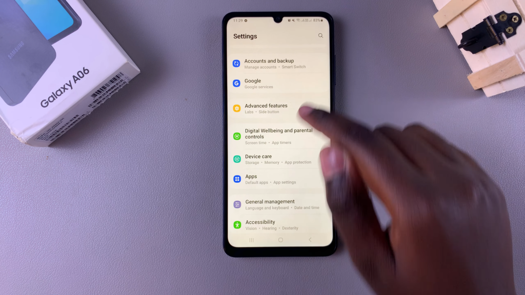  Disable One Handed Mode On Samsung Galaxy A06