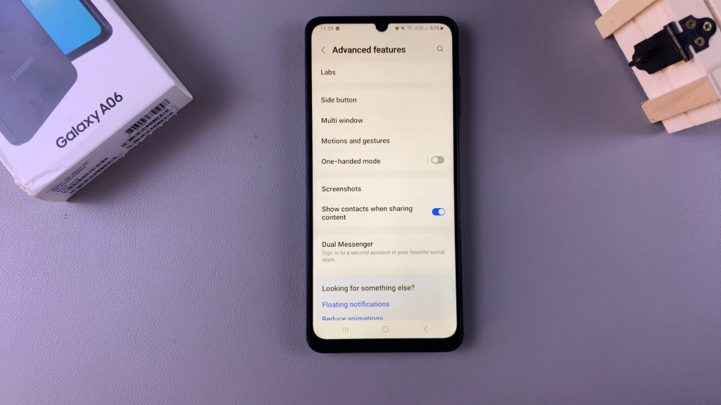  Disable One Handed Mode On Samsung Galaxy A06