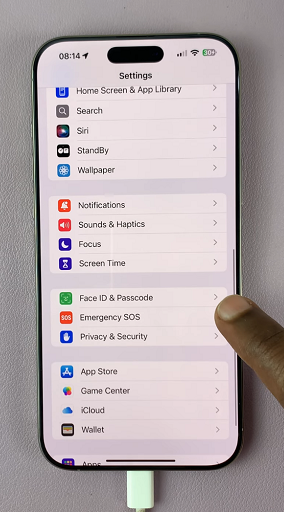 Face ID & Passcode Settings On iPhone 16