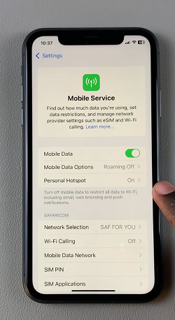 How To Turn ON Mobile Data On iPhone 11