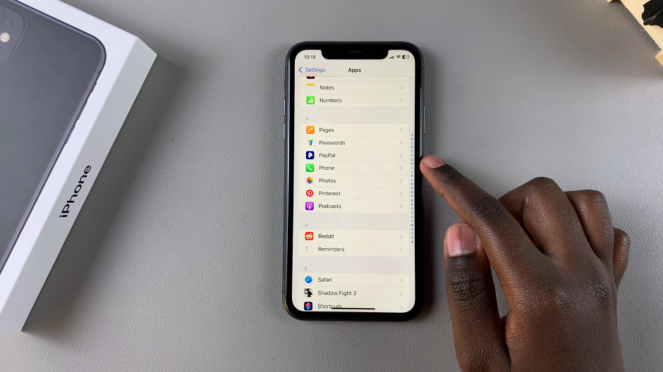 Phone Settings On iPhone 11