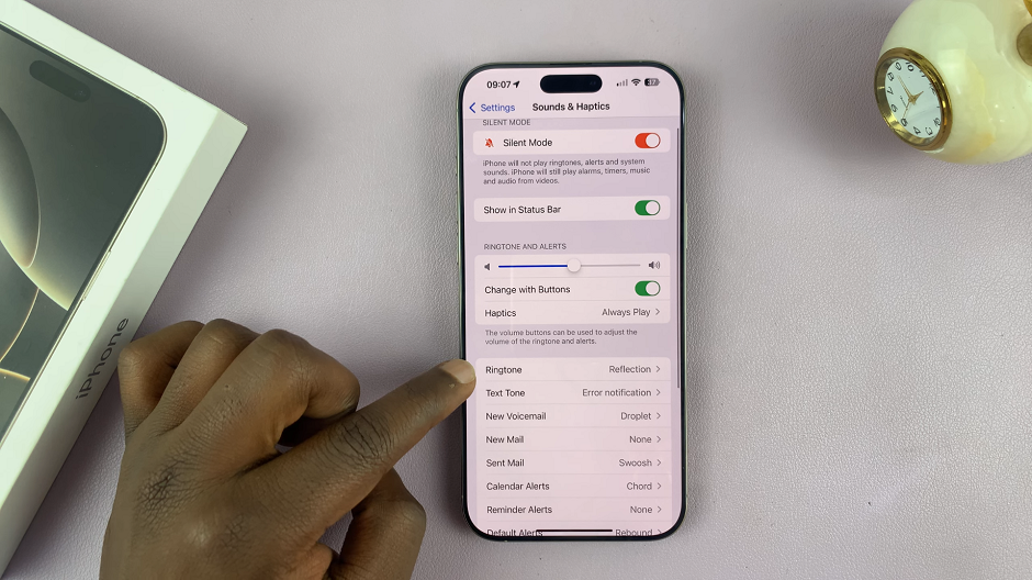 Ringtone Settings On iPhone 16