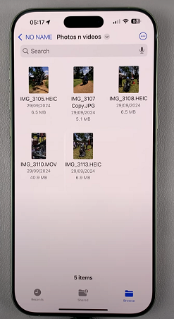 Transfer Photos and Videos To USB Flash Drive On iPhone 16