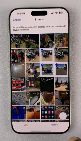 Delete Items From Google Photos Bin