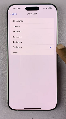 Auto-Lock On iPhone 16