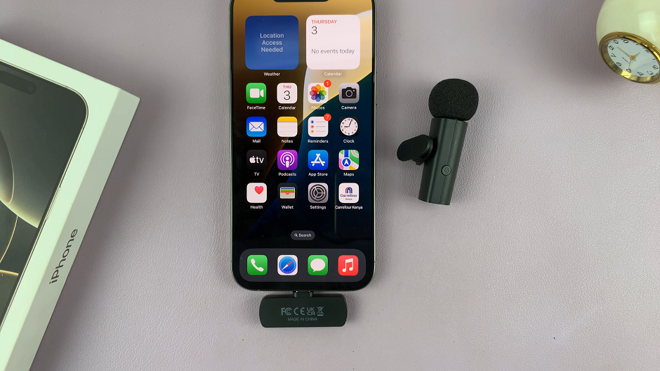 How To Connect Wireless Microphone To iPhone 16 / 16 Pro