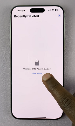 How To Open Recently Deleted Folder On iPhone 16