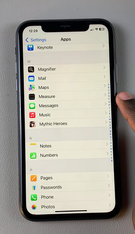 Messages App On iPhone 11