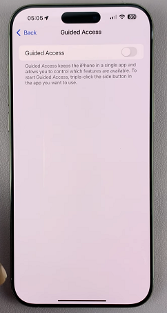 How To Disable Guided Access On iPhone 16