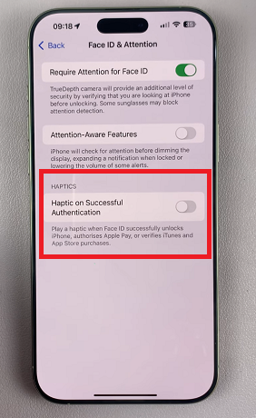 How To Make iPhone Vibrate On Face ID Authentication