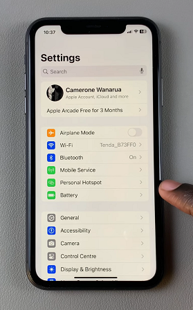 Personal Hotspot On iPhone 11