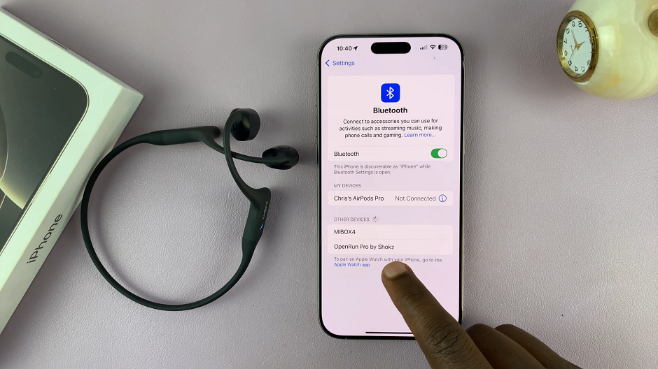 Connect Bluetooth Devices To iPhone 16