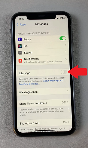 How To Disable iMessage On iPhone 11