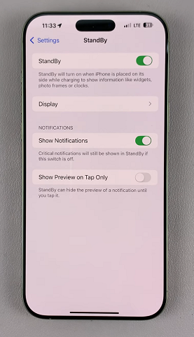 How To Turn ON Standby Mode On iPhone 16 / 16 Pro