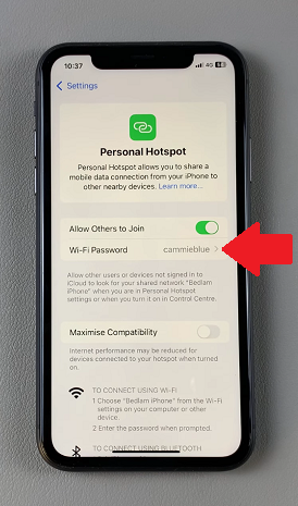 How To Change Hotspot Password On iPhone 11