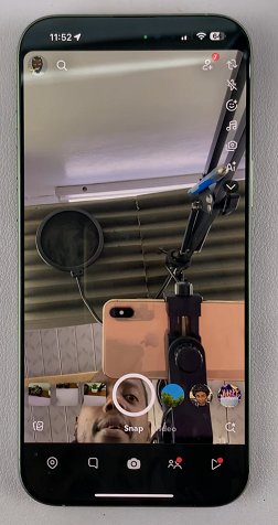 Snapchat Camera On iPhone 16