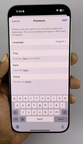Add Pronouns To Contacts On iPhone 16