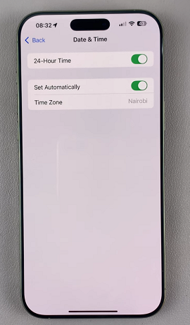 How To Set Date & Time Automatically On iPhone 16