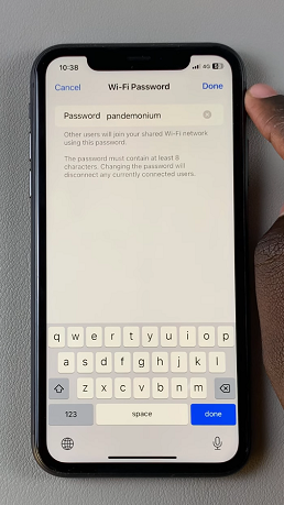 Change Hotspot Password On iPhone 11