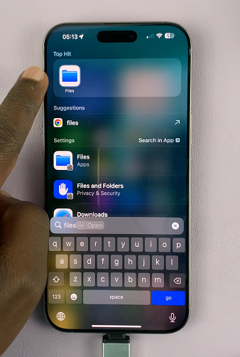 Files App On iPhone 16