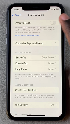 Disable AssistiveTouch On iPhone 11