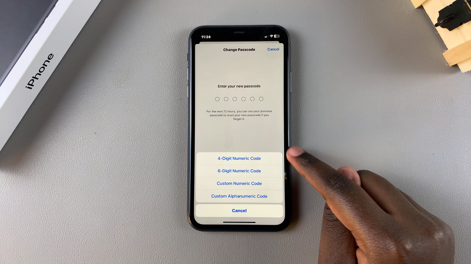 Change Screen Lock Passcode On iPhone 11