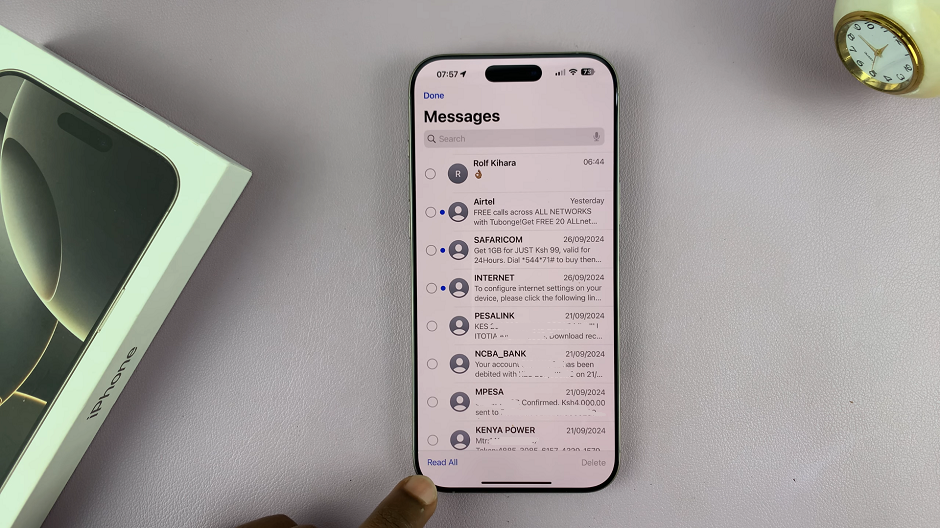 How To Mark ALL Messages as Read On iPhone 16