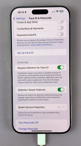 How To Set Up Face ID On iPhone 16 / 16 Pro