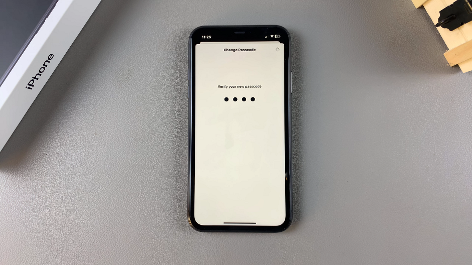 Change Screen Lock Passcode On iPhone 11