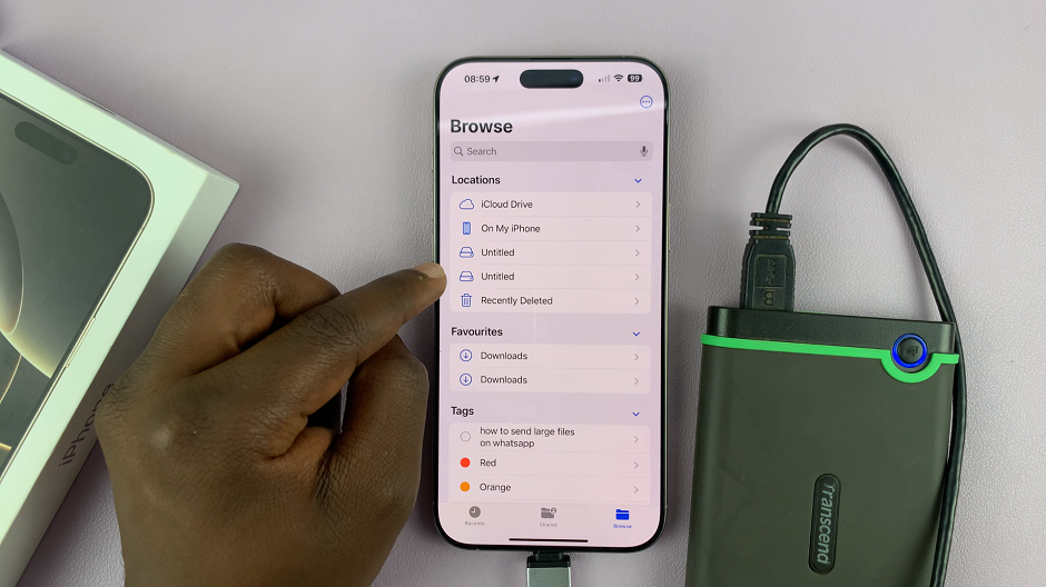 How To Connect External Hard Drive To iPhone 16