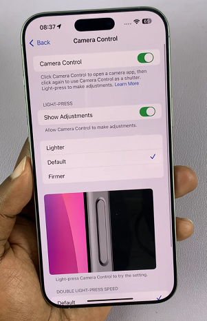 How To Enable Camera Control Button On iPhone 16