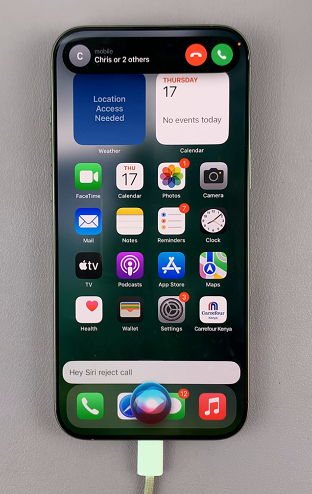 Accept / Reject Incoming Calls Using Siri On iPhone 16