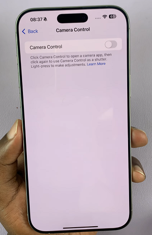 How To Disable Camera Control Button On iPhone 16