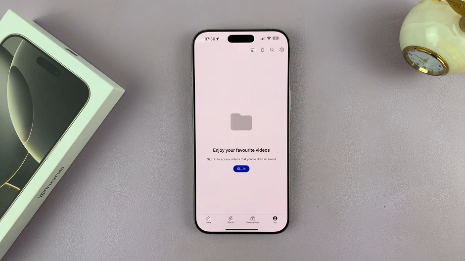 How To Sign In To YouTube On iPhone 16