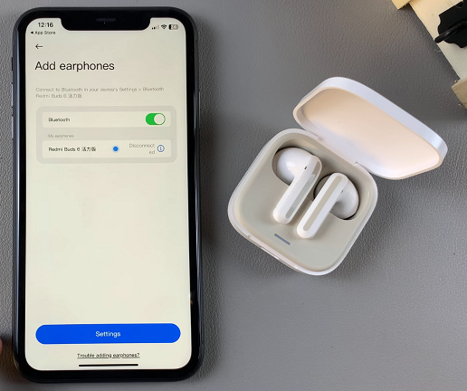 Xiaomi Earbuds App Bluetooth Settings on iPhone 