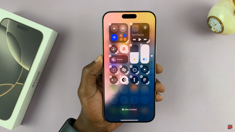 Add Hotspot Button In Control Center On iPhone 16 Pro