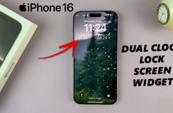 How To Add Dual Clock Widget On iPhone 16