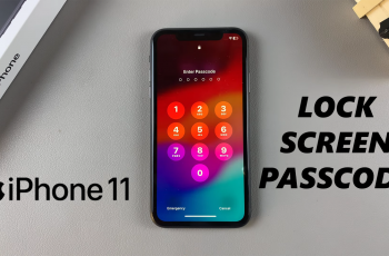 How To Add Lock Screen Passcode On iPhone 11