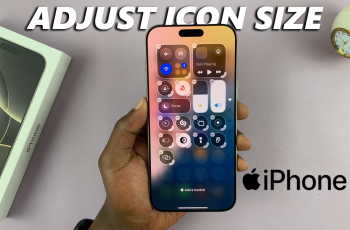 How To Adjust Controls Size In Control Center On iPhone 16/16 Pro