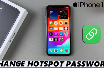 How To Change Hotspot Password On iPhone 11