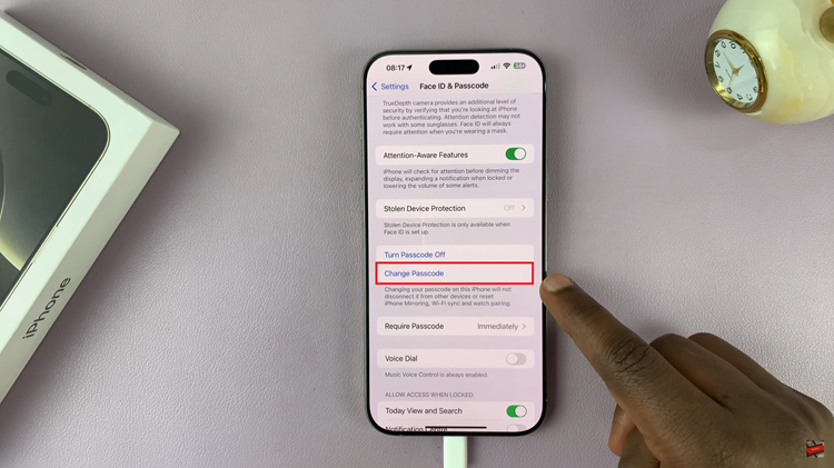 How To Change Passcode On iPhone 16