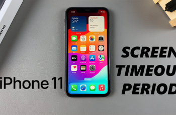 How To Change Screen Timeout Period (Auto Lock) On iPhone 11