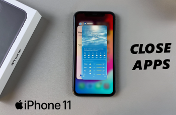 How To Close Background Running Apps On iPhone 11